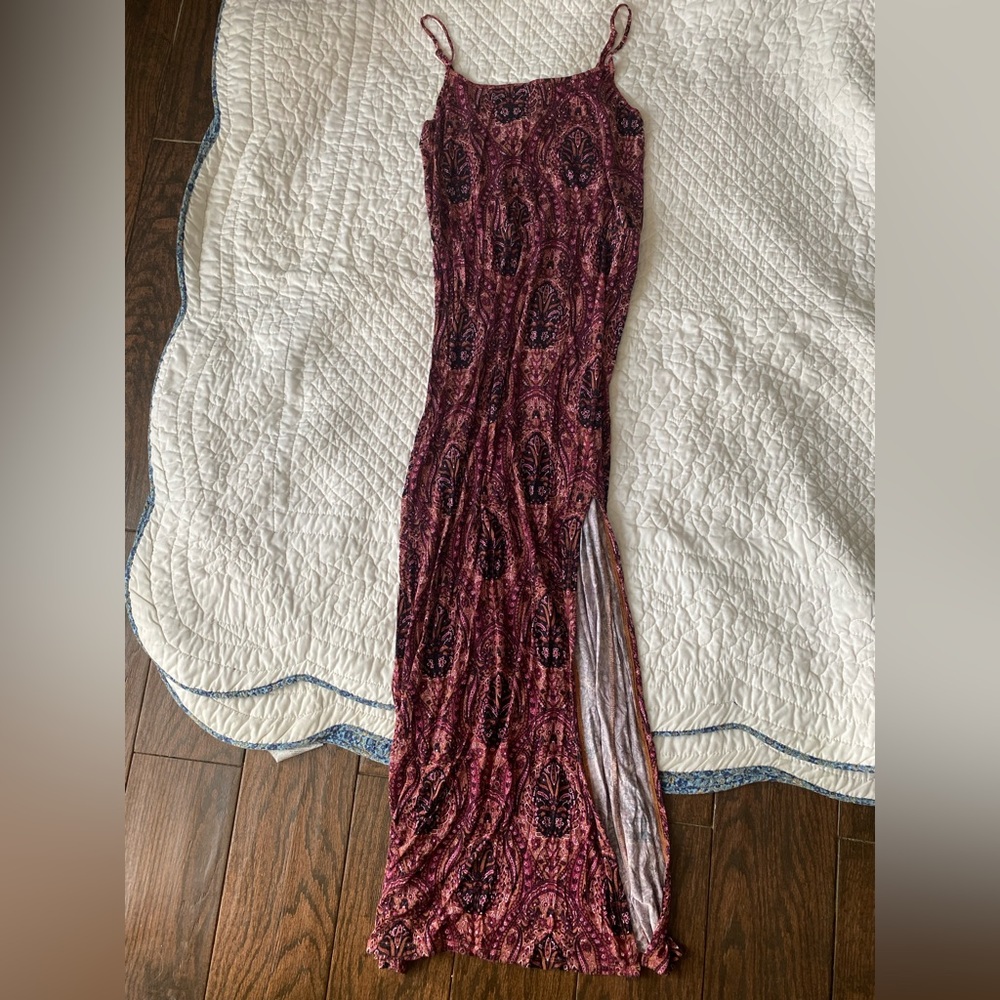 Pink patterned American eagle sundress